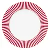 Pip Studio Speiseteller Royal Stripes Dark Pink (26,5 cm) Produktbild-Vorschau 1