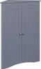 mobiletto bagno Vicco Bianco Grigio 56 x 80 cm con 2 porte, Anteprima dell’immagine prodotto 1
