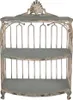 Clayre & Eef Wandregal 38x23x55 cm Grün Metall Produktbild-Vorschau 1