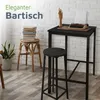 BeFair Bartisch Sven rechteckig 60×60×100 cm – Industrial Produktbild-Vorschau 3