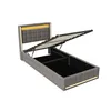 Letto imbottito INONEFT 90x200 cm con LED e USB, letto box Anteprima dell’immagine prodotto 16