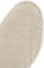 A close-up view of a beige insole with visible stitching around the edge. Anteprima dell’immagine prodotto