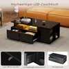 Merax Couchtisch 100x50x35cm mit 9 Fächern und 2 Produktbild-Vorschau 4