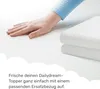 Dailydream - Memory Foam - Ersatzbezug Matratzentopper Pure Produktbild-Vorschau 2