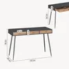 Schreibtisch 'Tumba' mit 3 Schubladen 115 x 48 x 76 cm Produktbild-Vorschau 3