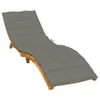 vidaXL Coussin pour bain de soleil Melange gris foncé Voir les images du produit 2