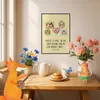 Mr. & Mrs. Panda Bild Igel Familie DIN A5 - Gelb Pastell - Produktbild-Vorschau 5