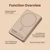 ZELURXX Bezprzewodowy powerbank magnetyczny o pojemności Podgląd zdjęcia produktu 9