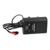 A black battery charger with cables and connectors. Produktbild-Vorschau