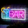 Dimmbar Neon Schild LED Deko Schild BAR Leuchtreklame Party Produktbild-Vorschau 8