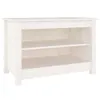 Panca porta scarpe vidaXL bianca 70x38x45,5 cm in legno Anteprima dell’immagine prodotto 1