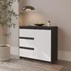 MIKEL - Cassettiera / credenza con 3 cassetti e 1 anta - Anteprima dell’immagine prodotto 4