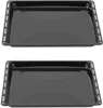 ICQN Backblech 422 x 370 x 30 mm Set, Emailliert Fettpfanne Produktbild-Vorschau 1