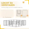 PawHut Welpenauslauf Welpengehege modulares Design 16 Produktbild-Vorschau 9