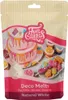 A pouch of FunCakes Deco Melts in Natural White, with images of decorated cakes and popsicles. Náhled obrázku produktu