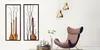 Gilde Wandrelief, rechteckig, Vase, Metall, braun, , , B. Produktbild-Vorschau 4