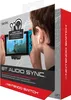 The image shows the packaging of a Bluetooth audio adapter for the Nintendo Switch. A person is shown using the adapter with their Nintendo Switch and wireless earbuds. Podgląd zdjęcia produktu