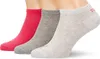Puma Sneaker Plain Socken 3 Paare Grau,Rosa EU 35-38 Frau Produktbild-Vorschau 4