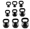Kettlebell pokrytý vinylem HMS KNV06 6 kg, černý Náhled obrázku produktu 2