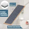 COSTWAY 15 antislip traptreden, 76 x 20 cm, traptapijten, Productafbeelding-voorbeeld 5