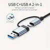 8-in-2 USB-C & USB-A Hub – Dual-Anschluss Adapter – 4x USB Produktbild-Vorschau 4