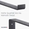 HOLZBRINK Metall Regalträger für Wandregal, Wandhalterung Produktbild-Vorschau 4