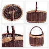 Creative Home Grote Picknickmand, met handvat, 43x33x40 cm, Productafbeelding-voorbeeld 2