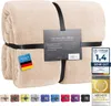 Feluna XXL Kuscheldecke 220x200 cm Beige - Flauschige Produktbild-Vorschau 1