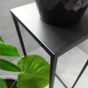 Moderner Loft Blumenständer SCHWARZ SIMPLE 12 Produktbild-Vorschau 3
