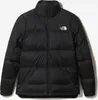 A black puffer jacket from The North Face is shown against a white background. Produktbild-Vorschau