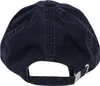 The back view of a navy blue baseball cap. Produktbild-Vorschau