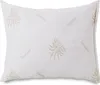 A white pillow with an aloe vera pattern. Produktbild-Vorschau