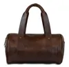 Buckle & Seam Leder Duffle Bag Chap - Braun / Dots Produktbild-Vorschau 2