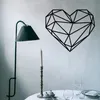 Wallity, Heart Metal Decor, Wanddeko, Schwarz, Metall, 47 x Produktbild-Vorschau 1