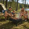 Přenosný skládací gril na dřevěné uhlí – malý kempingový Náhled obrázku produktu 8