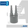 airfit Doppelschlauchnippel DN 502 x 8,3-20,5 mm Anteprima dell’immagine prodotto 4