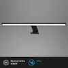 LED Spiegelleuchte Spiegellampe IP44 8 W schwarz Produktbild-Vorschau 3
