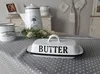 Butterdose aus Emaille, ca. 8 x 21 x 13 cm Produktbild-Vorschau 3