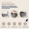CASARIA® Sitzbank mit Stauraum Faltbar Grau 80x40x40cm Produktbild-Vorschau 5