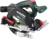 A studio shot of a Metabo cordless circular saw. Produktbild-Vorschau
