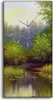 Wandbild Leinwand Bilder mit Uhr Geräuschlos 30x60 Produktbild-Vorschau 1
