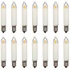 A collection of LED filament candle bulbs arranged in two rows against a white background. Produktbild-Vorschau