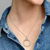 PANDORA prívesok strieborný "Pandora Moments" veľkosť S Náhľad obrázku produktu 4