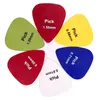 100szt Guitar Pick ABS Round Edges Bright Color Frosted Podgląd zdjęcia produktu 3