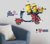 RoomMates - Minions auf Vespa - Wandtattoo Wandsticker Produktbild-Vorschau 1