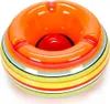 Wind-Aschenbecher Ø ca. 11 cm in Orange mit abnehmbarem Produktbild-Vorschau 1