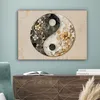 MuchoWow© Leinwandbilder 80x60 cm - Motiv: Yin Yang, Produktbild-Vorschau 4