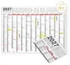 Wandkalender 2027 XXL B1 Gefalzt 70x100 cm Jahresplaner Produktbild-Vorschau 1