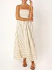 Vestito Lungo Donna - Abito Estivo a Righe - Copricostume Anteprima dell’immagine prodotto 4