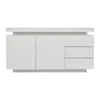 A white sideboard with drawers and doors against a white background. Anteprima dell’immagine prodotto